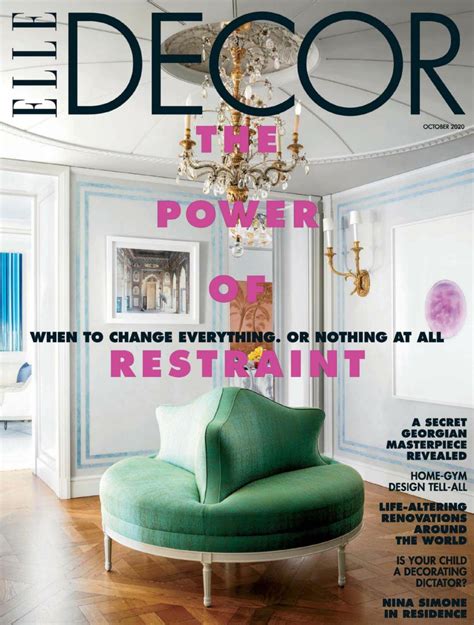 Elle Decor Us October 2020 Magazine Get Your Digital Subscription