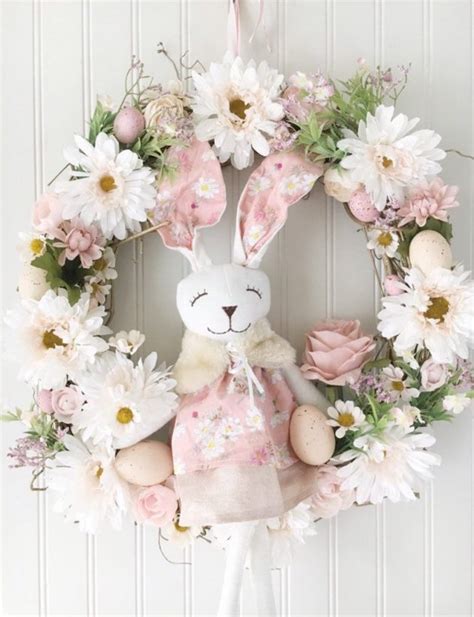 15 Beautiful Handmade Floral Easter Wreath Designs Perfect For Spring