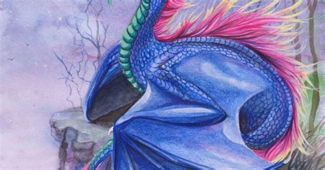 Rainbow Dragon By In The Distance On Deviantart Here Be Dragons