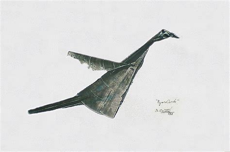 Pájarocorde Vinílico sobre papel 35 x 27 cm 1974