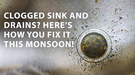 Clogged Sink And Drains Heres How You Fix It This Monsoon Wd40 India