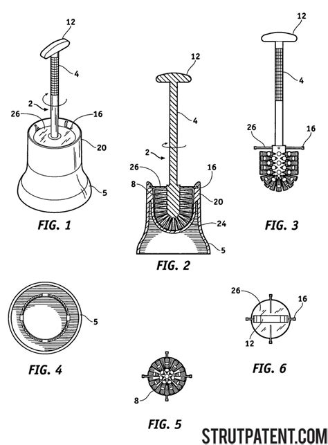 Plunger And Toilet Brush Combo Patent Combination Toilet Brush And