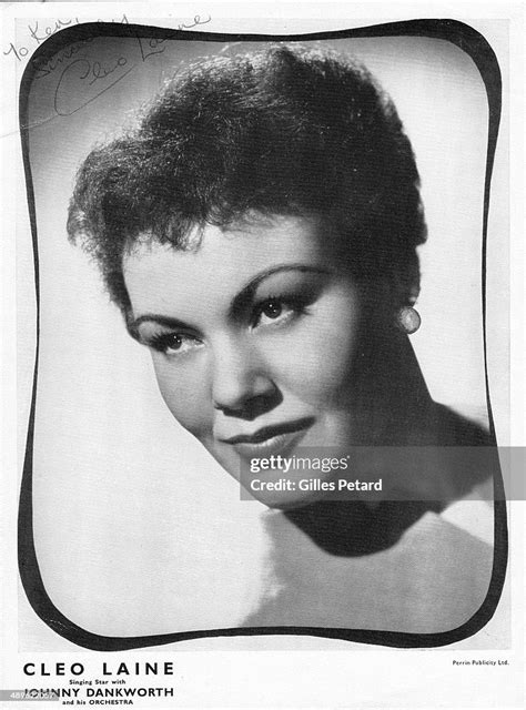 Cleo Laine Portrait Uk 1960 News Photo Getty Images