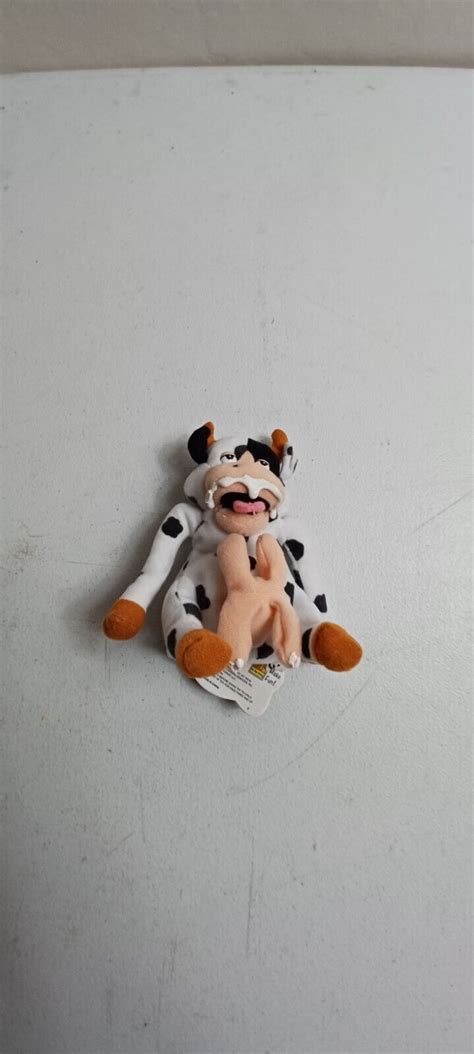 Bessie Got Milked Cow Beanie Meanies Series 2 1998 For Sale Online Ebay