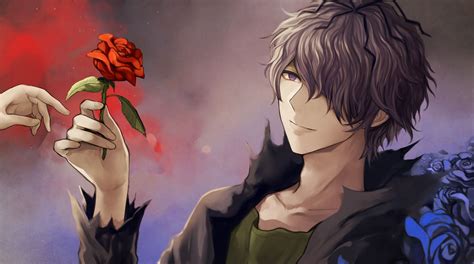 Anime Guy Giving Flowers Wallpapers Wallpaper Cave