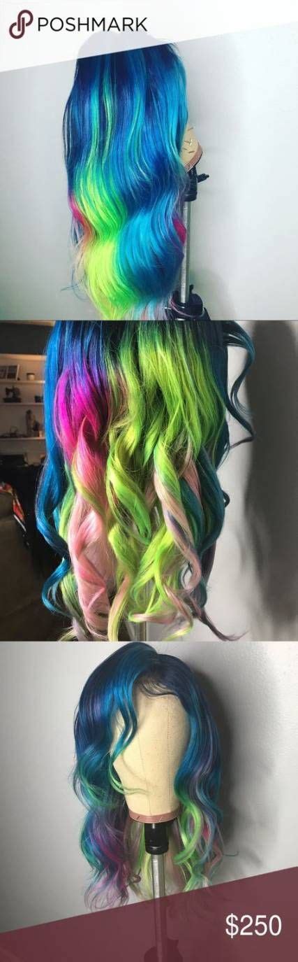 41 Ideas Hair Rainbow Wigs For 2019 Wig Hairstyles Human Hair Wigs