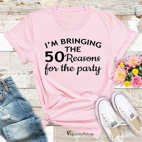 50th Birthday Shirt 50th Birthday Party Shirts Funny Birthday Etsy Uk