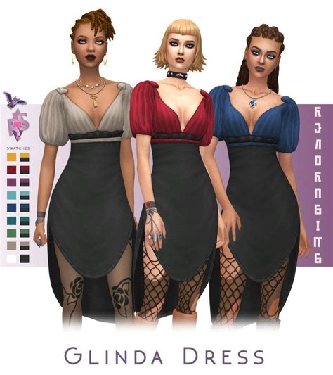 Renorasims Sims 4 Clothing Maxis Match Super Short Mini Dress All In