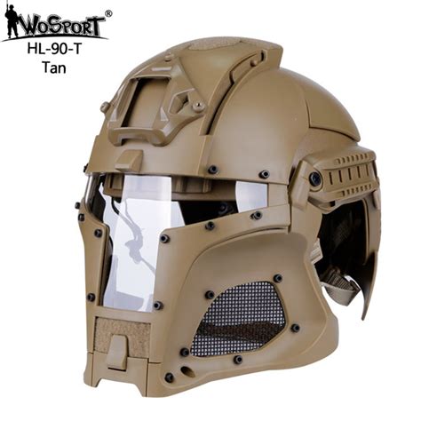 Outdoor Airsoft Helmet Motorbike Sports Paintball Full Face Army