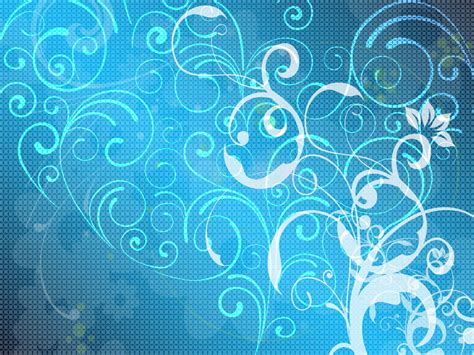 Free 9 Blue Floral Wallpapers In Psd Vector Eps