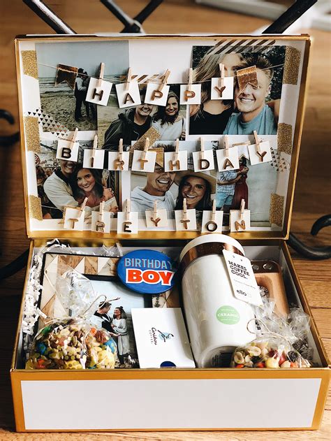How i surprised my boyfriend lol. Handmade love gift box | Unique birthday gifts, Birthday ...