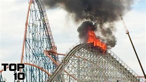 Top 10 Scary Accidents On A Rollercoaster You Wont Believe Youtube
