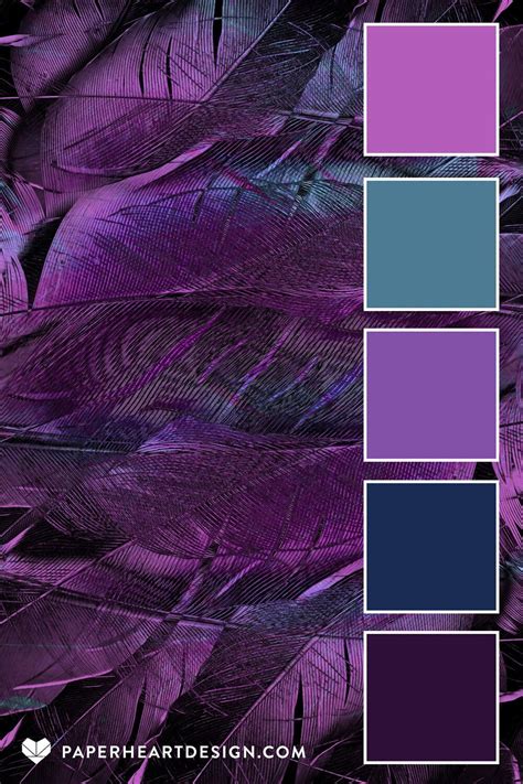 Purple Plumes Classic Violet Blues And Teals Hex Codes 2e0f38