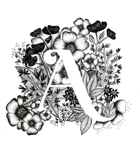 Download 260 Letter A With Plants Coloring Pages Png Pdf File