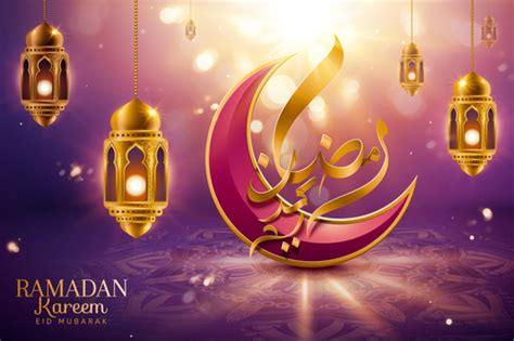 Albeit both of them seem to be nice, but i presume the first and mubarak is also an arabic word and kareem also. Ramadan kareem Arabic Calligraphy Decor Background Vector ...