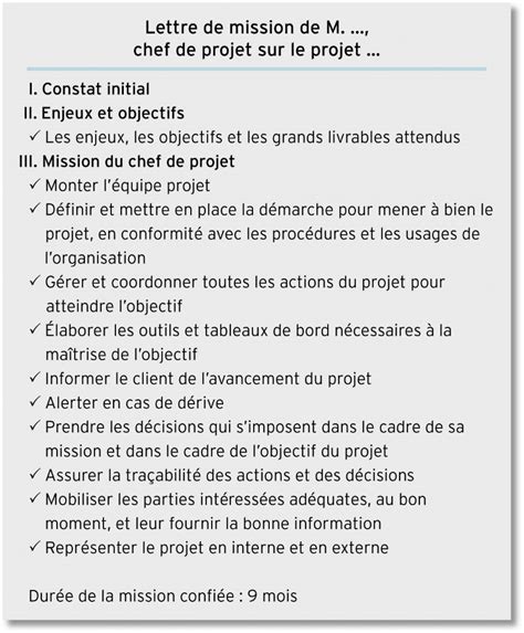 Telle est l'idée maîtresse du gouvernement de la france libre créé en 1942 en algérie par charles de gaulle , avec comme ministre de l. La lettre de mission du chef de projet