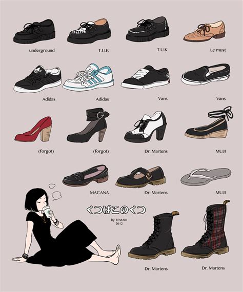 Types Of Shoes We Heart It Anime Girl And Shoes