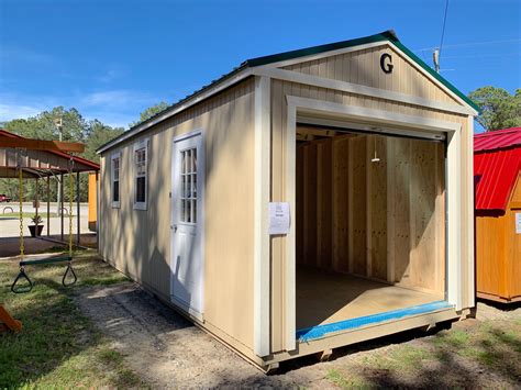 When we receive used sheds, we thoroughly clean and repair them before offering them at a reduced price. Garage Door Sheds for Sale Near Me | Portable Buildings ...