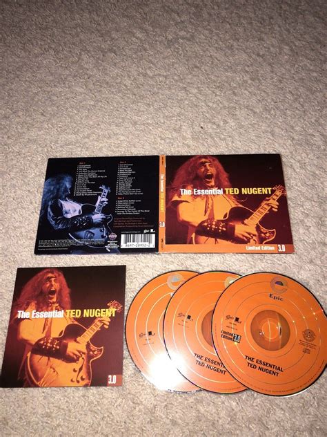 The Essential Ted Nugent 30 Lte 3 Cd Parts Rare Rock Montrose Molly