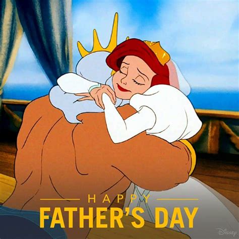 Happy Fathers Day Ariel The Little Mermaid Disney Disney Facts