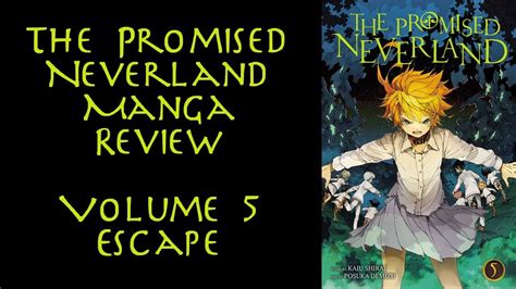 The Promised Neverland Manga Review Volume 5 Escape Youtube