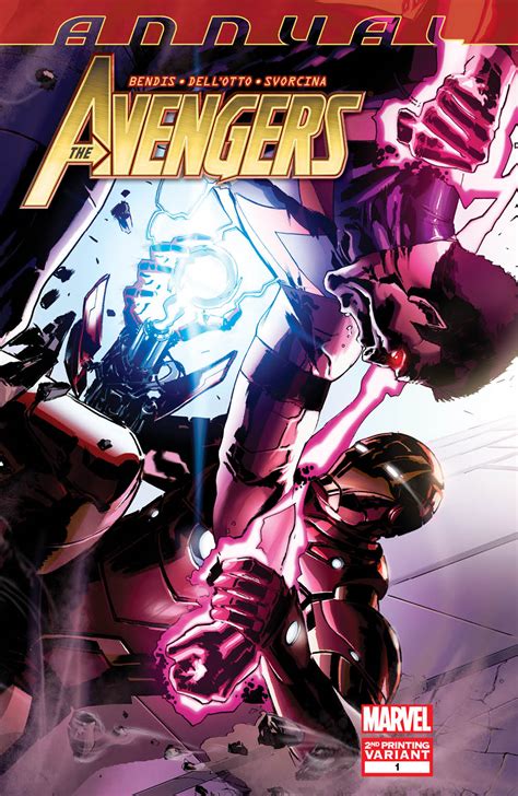Avengers Annual 1 Second Printing Variant Nov118185 Comic Art