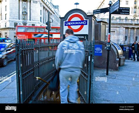 Bank Station Underground Exit London Hi Res Stock Photography And