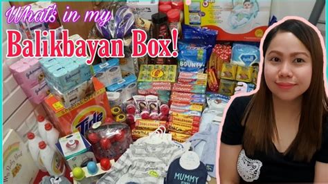 What S Inside My Balikbayan Box Balikbayan Box Haul Vlog