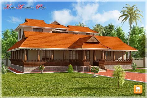 Beautiful Traditional Nalukettu Model Kerala House Plan Architecture