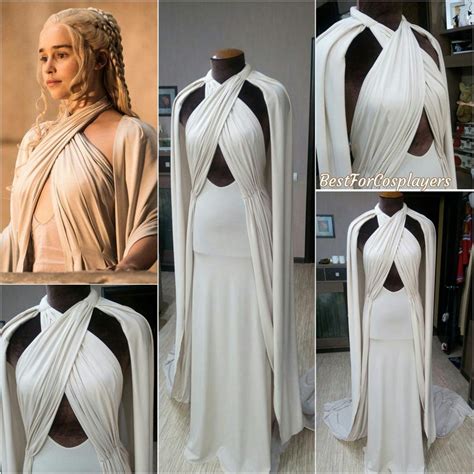 Daenerys Targaryen Dress Game Of Thrones Cosplay Costume Etsy