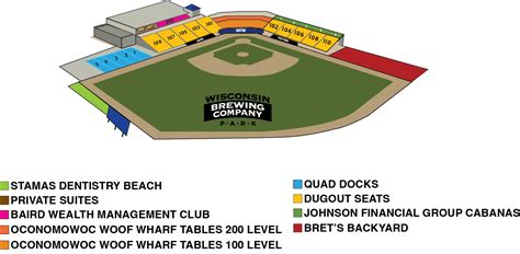 Stadium Map Lake Country Dockhounds