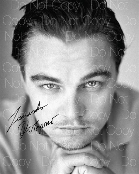 Leonardo Dicaprio Signed 8x10 Print Photo Photograph Picture Etsy