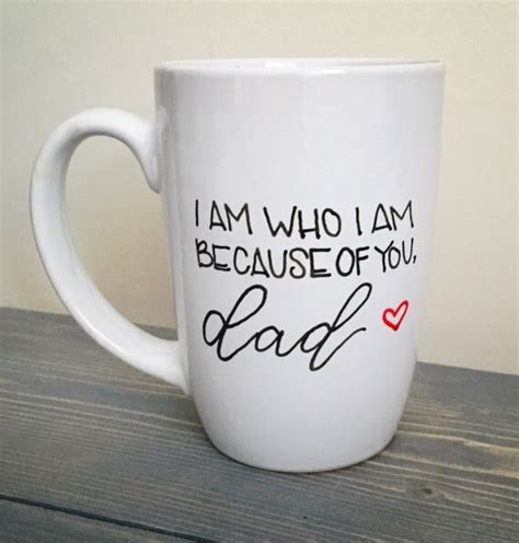Because Of You Dad Mug Fathers Day Mug By Kellycastlecreations