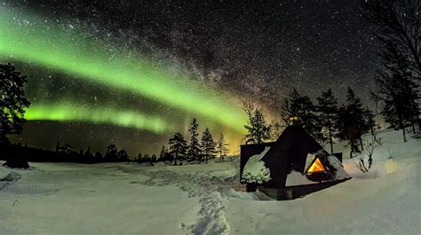 Auroras Northern Lights Trip By Car And On Foot By Lapland Welcome