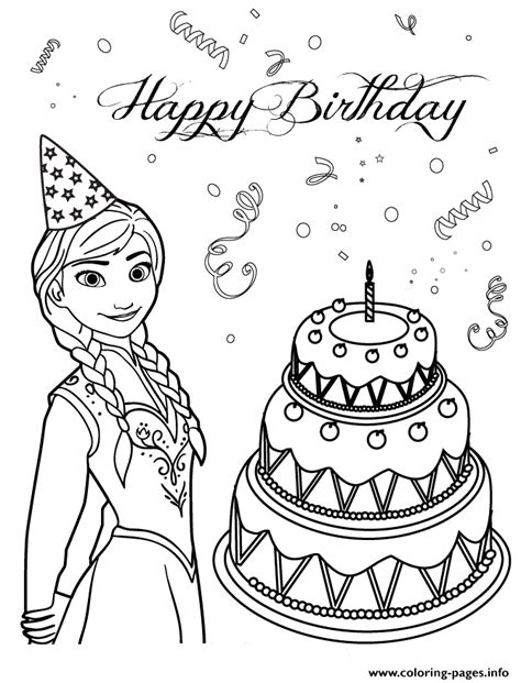 Today is a day to celebrate! Coloriage Brithday Cake : Free Printable Birthday Cake ...