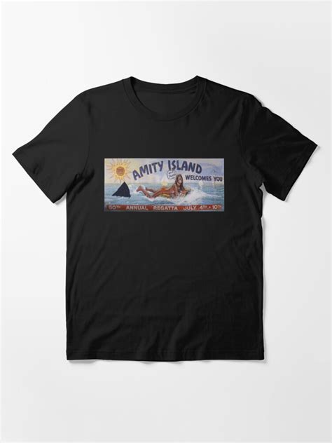 Welcome To Amity Island T Shirt For Sale By Myronmhouse Redbubble