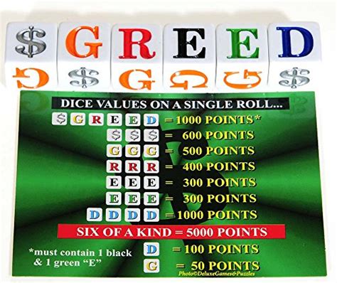The game is all about taking your chances! Greed Dice Game _ Bundle of 2 Identical Games _ with 6 ...