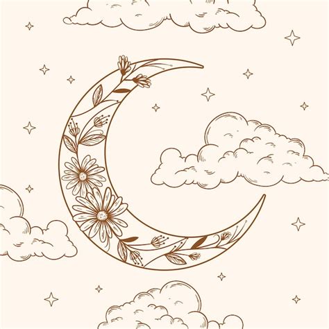 Top More Than 80 Crescent Moon Drawing Latest Vn