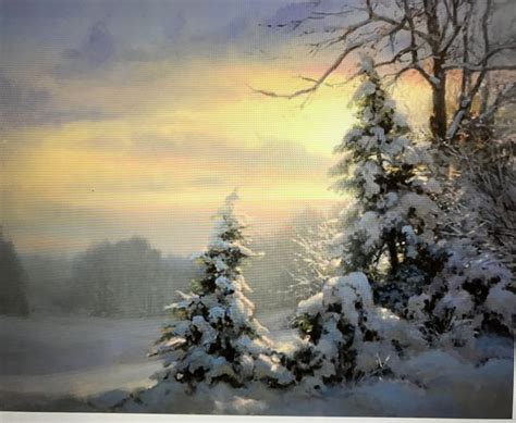 Pin By Lynn Gilmer On Winter Art Winter Painting Winter Landscape