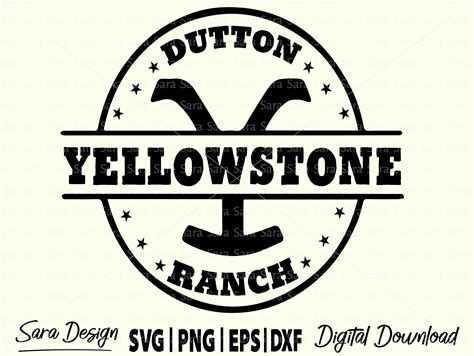 Yellowstone Svg Yellowstone Dutton Ranch Svg Png Dxf Eps Etsy