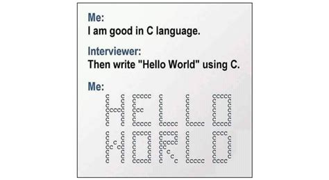 Hello World In C I Thought It Would Be Easy But It By Dalya
