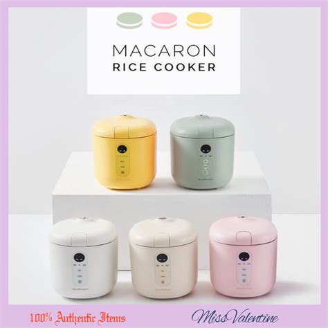 Jual Jenniferoom Macaron Mini Rice Cooker JC E80810SRS Shopee Indonesia