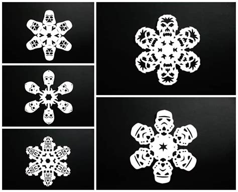 Incredible Star Wars Paper Snowflake Designs
