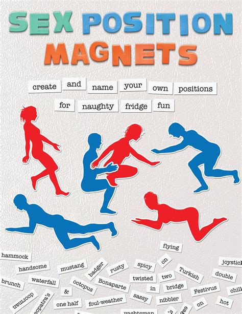 Sex Position Magnets Create And Name Your Own Positions For Naughty Fridge Fun Editors Of