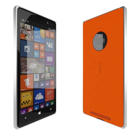 Nokia Lumia 830 3d Model Max Obj Fbx