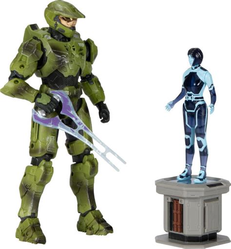 Halo Master Chief 5 Action Figure With Cortana Wicked Cool Toys Toywiz