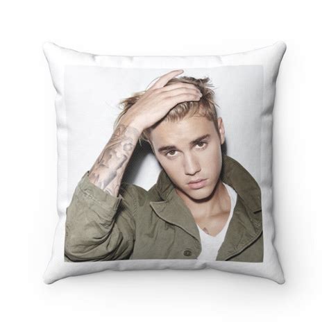 Justin Bieber Justin Bieber Pillow Etsy