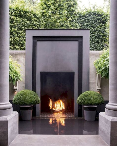 Outdoor Fireplaces Modern Design Outdoor Fireplaces