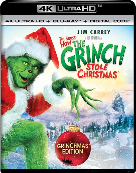 Dr Seuss How The Grinch Stole Christmas Amazon Co Uk Jim Carrey Taylor Momsen Jeffrey