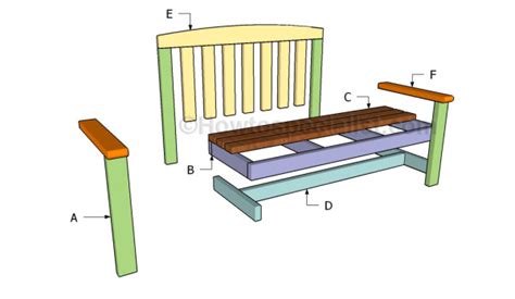 This neat slat design resembles the urban benches you can find installed along the city streets or in parks. 2x4 bench plans | HowToSpecialist - How to Build, Step by ...